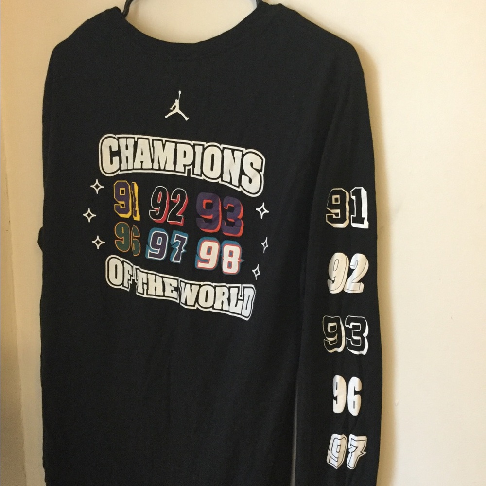 JORDAN CHAMPIONS OF THE WORLD Vintage UNSX Sweater - Picture 2 of 8